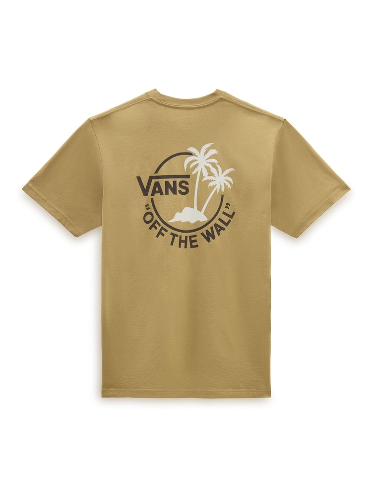 Vans Classic Mini Dual Palm Short Sleeved Back Print 100% Cotton T-Shirt - Image 5 of 5