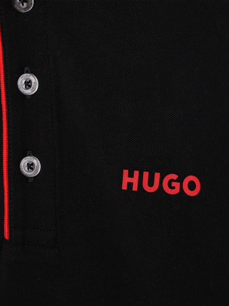 Hugo polo majica z dolgimi rokavi in logom  - Slika 3 iz 3