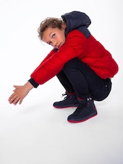 HUGO Red Logo Hooded Puffer Coat - Image 1 of 1