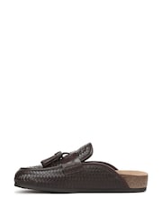 Sam Edelman Brown Astrid Weave Regular Fit Mules - Image 2 of 7
