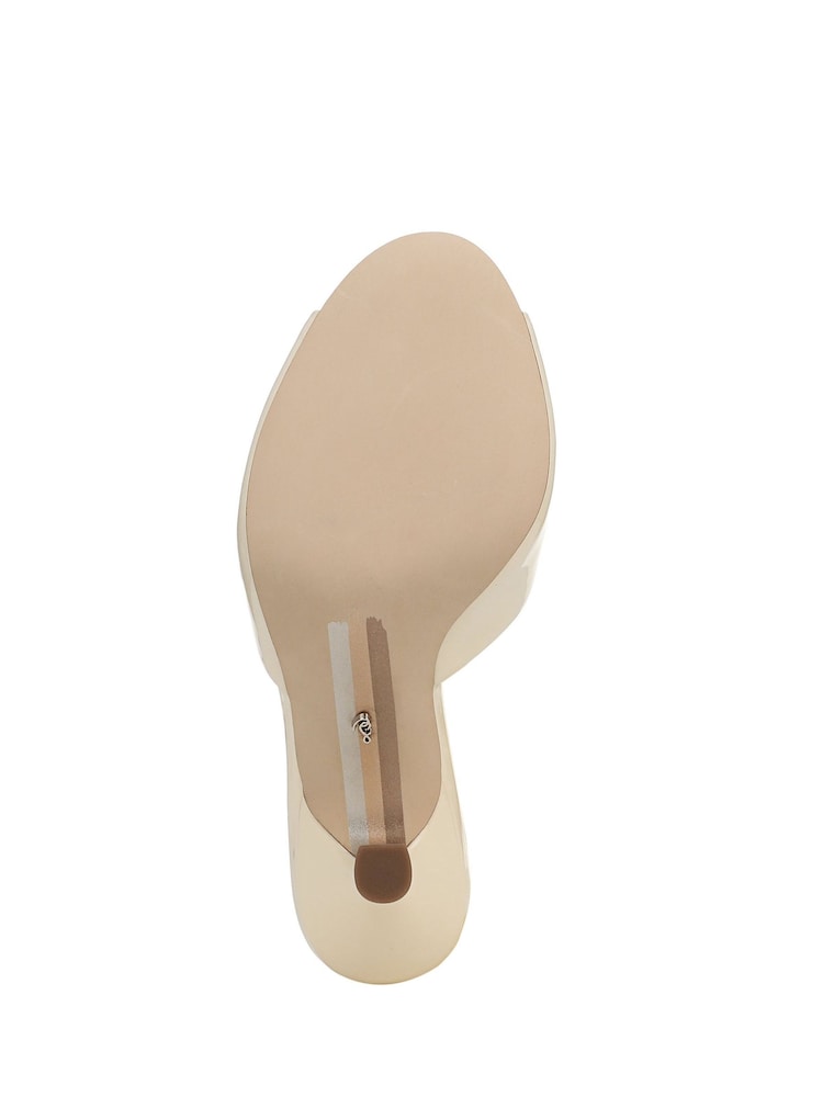 Sam Edelman Cream Jeanie Regular Fit Mules - Image 7 of 7 Sam Edelman Cream Jeanie Regular Fit Mules - Image 7 of 7