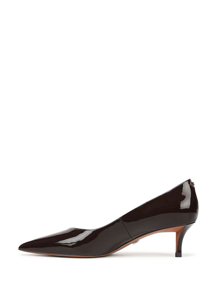 Sam Edelman Brown Summer Regular Fit Point Toe Kitten Heel Court Shoes - Image 2 of 7 Sam Edelman Brown Summer Regular Fit Point Toe Kitten Heel Court Shoes - Image 2 of 7