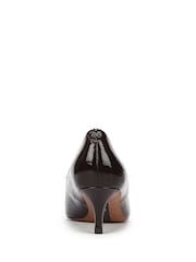 Sam Edelman Brown Summer Regular Fit Point Toe Kitten Heel Court Shoes - Image 5 of 7