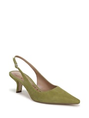 Sam Edelman Green Bianka Sling Regular Fit Slingbacks Shoes - Image 3 of 7