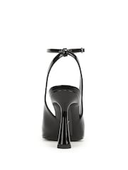 Sam Edelman Black Esme Regular Fit Peep Toe Ankle Strap Heels - Image 5 of 7