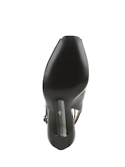 Sam Edelman Black Esme Regular Fit Peep Toe Ankle Strap Heels - Image 7 of 7
