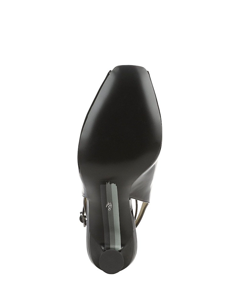 Sam Edelman Black Esme Regular Fit Peep Toe Ankle Strap Heels - Image 7 of 7 Sam Edelman Black Esme Regular Fit Peep Toe Ankle Strap Heels - Image 7 of 7