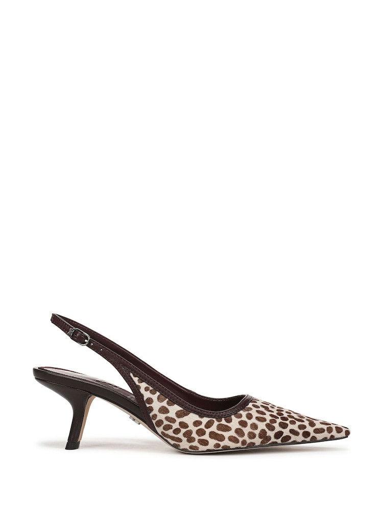 Sam Edelman Brown Bianka Sling 3 Regular Fit Slingbacks Shoes - Image 1 of 7 Sam Edelman Brown Bianka Sling 3 Regular Fit Slingbacks Shoes - Image 1 of 7