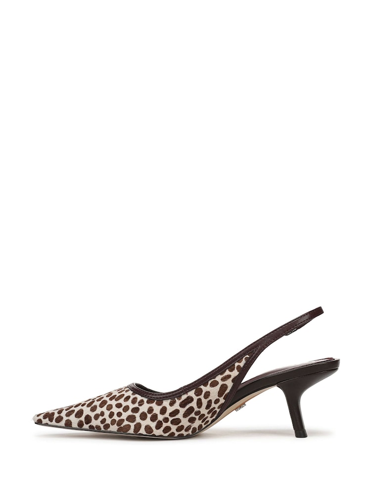 Sam Edelman Brown Bianka Sling 3 Regular Fit Slingbacks Shoes - Image 2 of 7 Sam Edelman Brown Bianka Sling 3 Regular Fit Slingbacks Shoes - Image 2 of 7