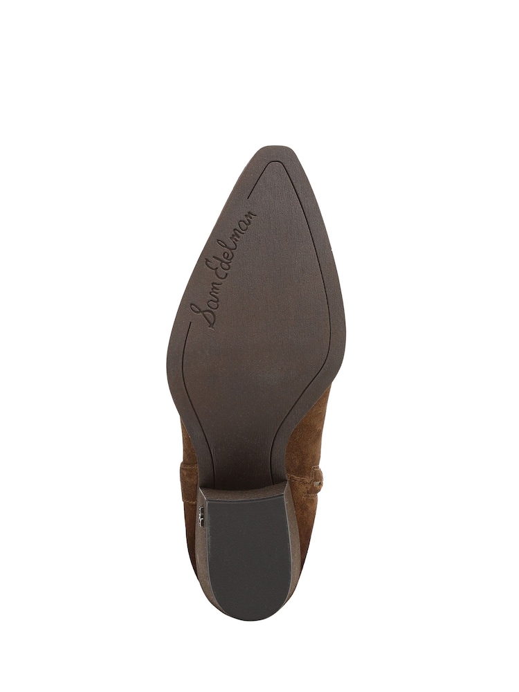 Sam Edelman Brown Wyatt Regular Fit Knee High Western Boots - Image 7 of 7 Sam Edelman Brown Wyatt Regular Fit Knee High Western Boots - Image 7 of 7