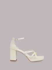 Whistles Nude Selene Platform Heeled Sandals - Image 1 of 4