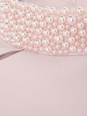 Hobbs Pink Marcella Beaded Dress - Image 3 of 4