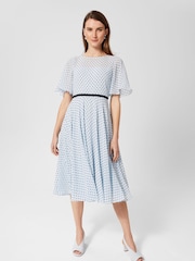 Hobbs Blue Elenor Dress - Image 1 of 4