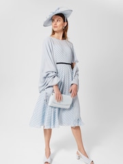 Hobbs Blue Elenor Dress - Image 3 of 4