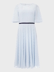 Hobbs Blue Elenor Dress - Image 4 of 4