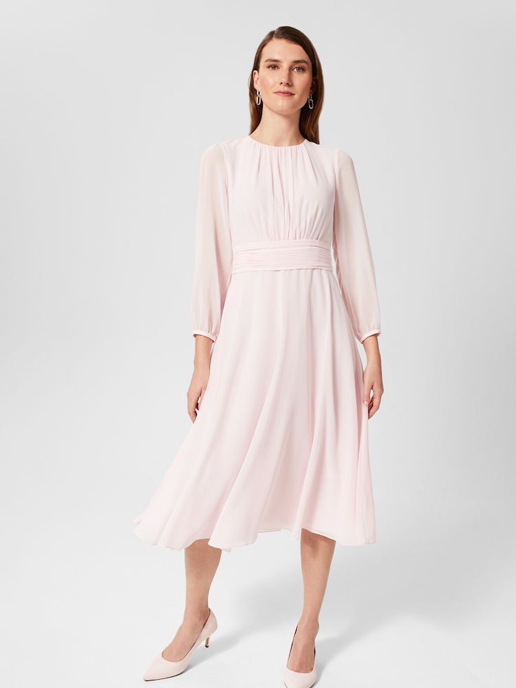 Hobbs Pink Arianne Dress - Image 1 of 4 Hobbs Pink Arianne Dress - Image 1 of 4