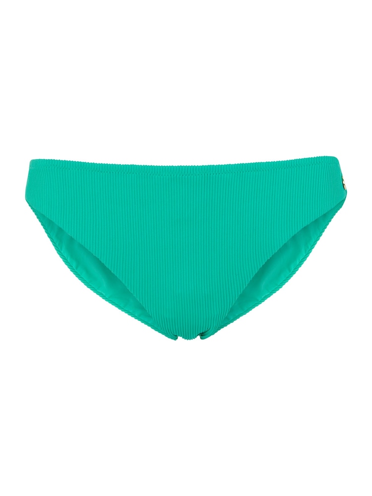 Whistles Green Ribbed Bikini Bottoms - Image 1 of 4