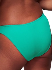 Whistles Green Ribbed Bikini Bottoms - Image 2 of 4