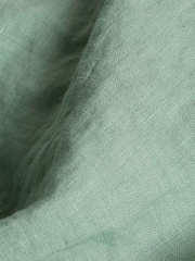 Piglet in Bed Sage Green 100% Linen Pillowcase Set of 2 - Image 3 of 4