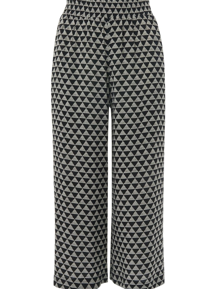 Whistles Black Triangle Checkerboard Trousers - Image 4 of 4
