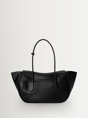 Polo Ralph Lauren Black Blaze Large Leather Shoulder Bag - Image 2 of 5