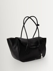 Polo Ralph Lauren Black Blaze Large Leather Shoulder Bag - Image 3 of 5