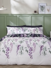 Catherine Lansfield Wisteria Duvet Cover and Pillowcase Set - Изображение 1 из 5