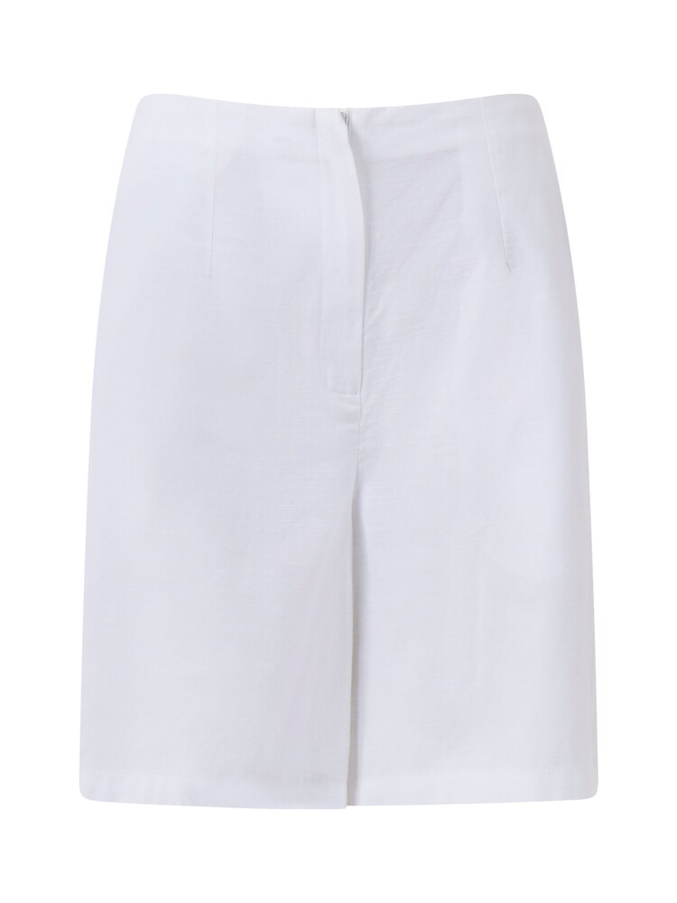 French Connection Alania Lyocell Blend White Shorts - Image 4 of 4