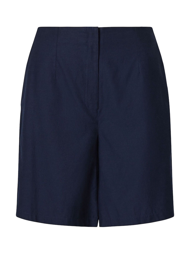 French Connection Blue Alania Lyocell Blend Shorts - Image 3 of 3