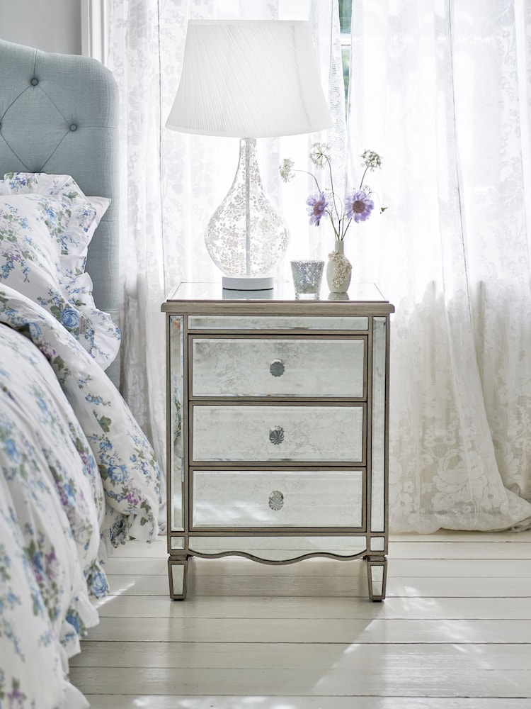 Shabby Chic by Rachel Ashwell® Mirror Amalie Bedside Table - Image 2 of 7