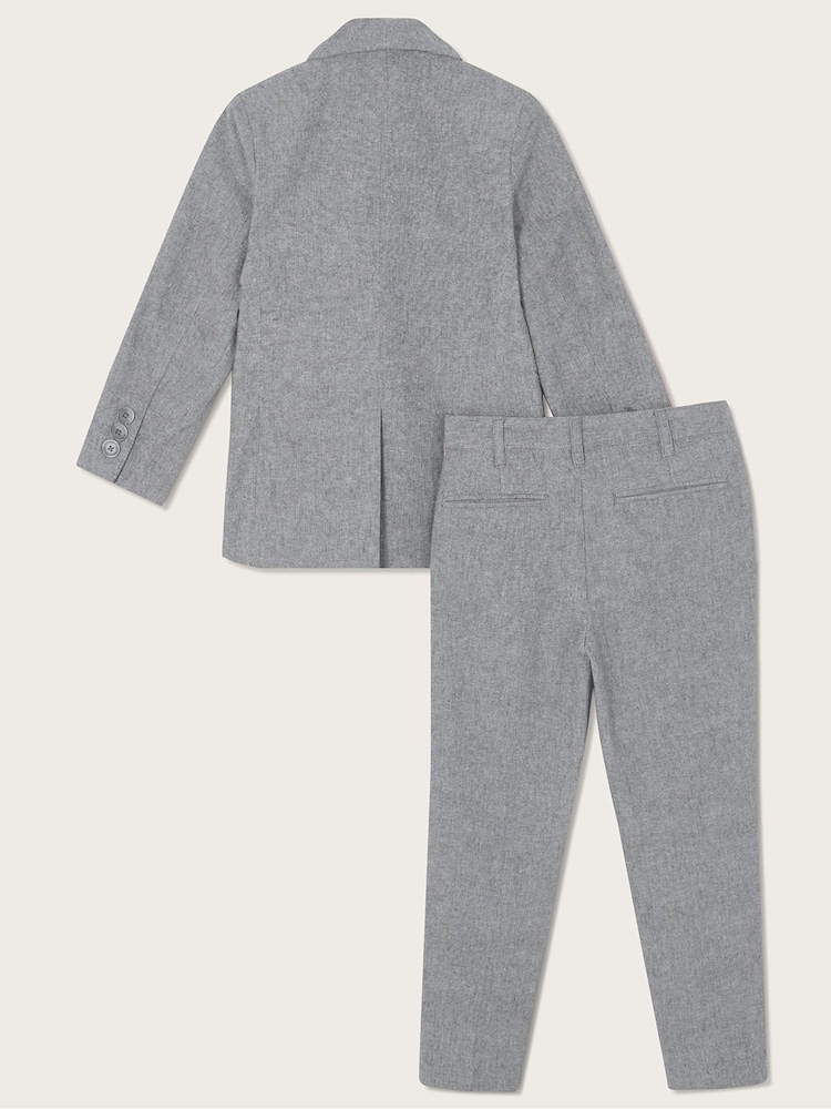 Monsoon Grey Luca Five-Piece Suit with Jacket - Image 2 of 5