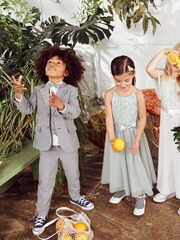 Monsoon Grey Luca Five-Piece Suit with Jacket - Image 4 of 5