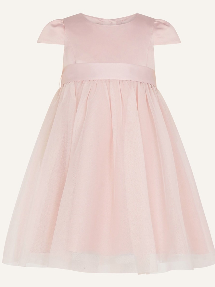 Monsoon Pink Tulle Baby Bridesmaid Dress - Image 1 of 3