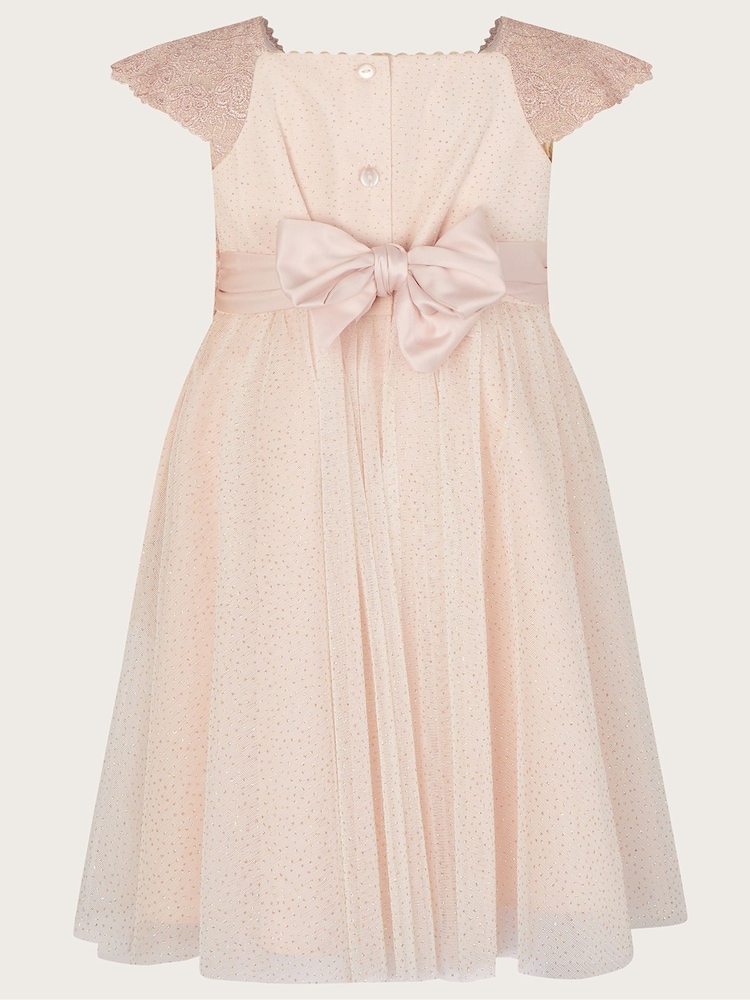 Monsoon Pink Baby Estella Dress - Image 2 of 3