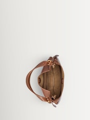 Polo Ralph Lauren Brown Small Leather Shoulder Bag - Image 7 of 8
