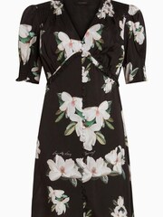 AllSaints Black Demi Alessandra Dress - Image 1 of 6