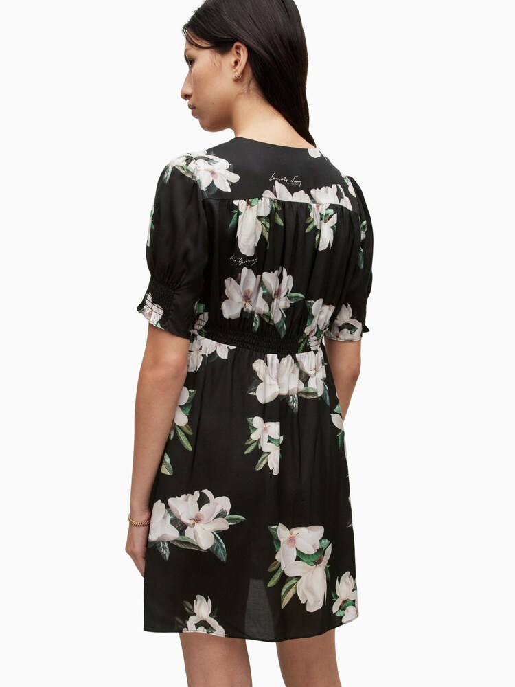 AllSaints Black Demi Alessandra Dress - Image 2 of 6