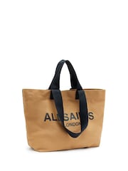 AllSaints Black 100% Cotton Ali Canvas Tote Bag - Image 4 of 5