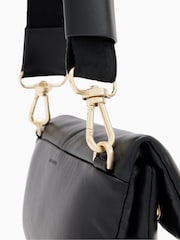 AllSaints Black Quilt Ezra Cross-body Bag - Image 2 of 5