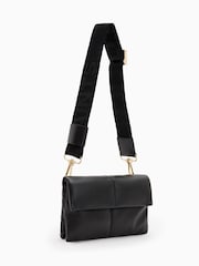AllSaints Black Quilt Ezra Cross-body Bag - Image 4 of 5