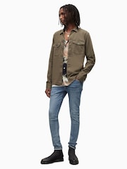 AllSaints Blue Cigarette Jeans - Image 1 of 6