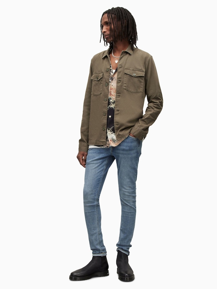 AllSaints Blue Cigarette Jeans - Image 1 of 6