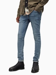 AllSaints Blue Cigarette Jeans - Image 3 of 6