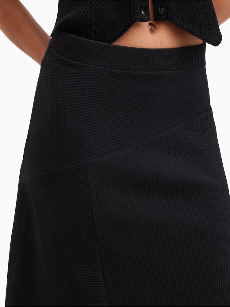 AllSaints Black Gia Skirt - Image 5 of 6