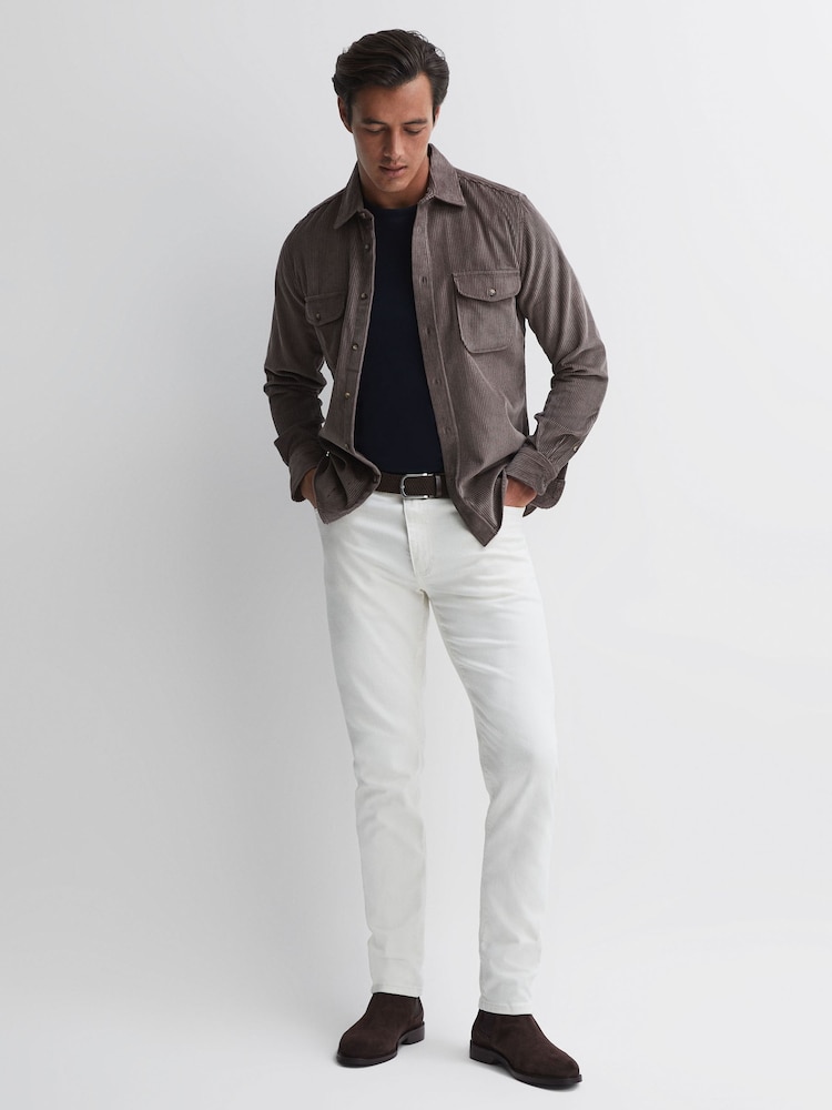 Reiss Chocolate Tenor Leather Chelsea Boots - Image 2 of 5