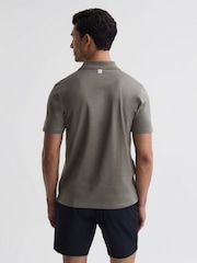 Reiss Sage Belfry Mercerised Egyptian Cotton Polo Shirt - Image 5 of 7