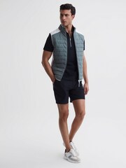 Azul marino - Polo de algodón egipcio mercerizado Belfry de Reiss - Imagen 7 de 7