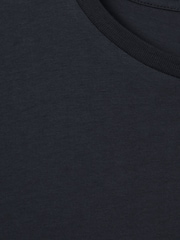 Bleu avio - T-shirt à col ras du cou en coton Reiss Bless - Image 6 de 6