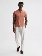 قميص جيرسيه ميرسيريزيه بياقة كوبان Caspa من Reiss - صورة 3 من 5