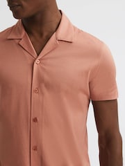 قميص جيرسيه ميرسيريزيه بياقة كوبان Caspa من Reiss - صورة 4 من 5